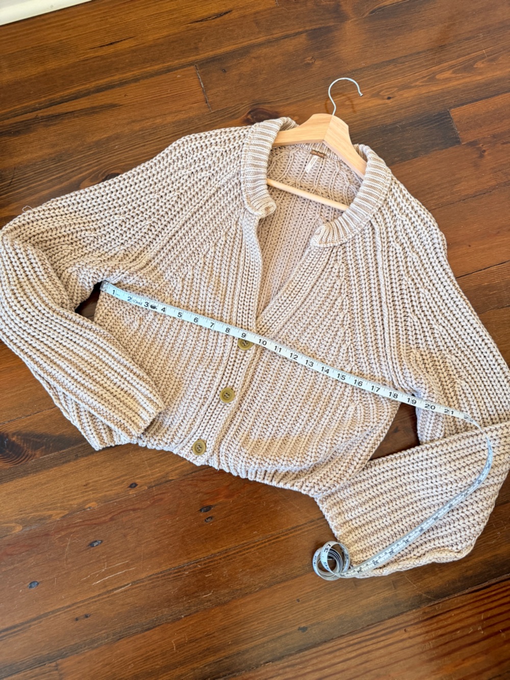 Free People Sweet Nothings Cropped 100% Cotton Cardigan - Size S - Picture 6 of 7